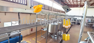 100T/D βιομηχανικοί νωποί καρποί γραμμών επεξεργασίας μαρμελάδας μάγκο που κατασκευάζουν τη μηχανή