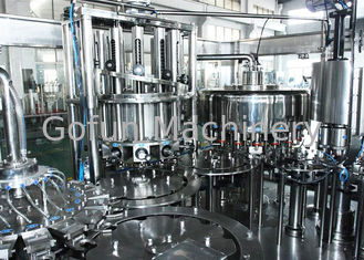 Ποτό υψηλής ικανότητας που συνδυάζει και αποστηρωμένη πιστοποίηση γεμίζοντας μηχανών SS304 ISO μπουκαλιών γραμμών συσκευασίας