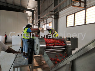 Εργοστάσιο επεξεργασίας κέτσαπ ντοματών βαθμού τροφίμων 600T/D SS304