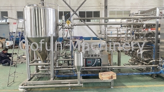 Μηχανή αποστείρωσης χυμών / γαλακτοκομικών προϊόντων / ποτών / σιροπιού 304 ανοξείδωτου χάλυβα