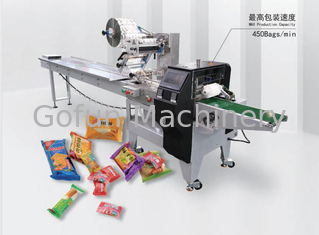 Αυτόματη συσκευή συσκευασίας μαξιλαρίων για παγωτό και συσκευή συσκευασίας ροής τύπου μαξιλαρίου