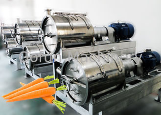 Χυμός που εξάγει τη γραμμή επεξεργασίας καρότων υψηλής αποδοτικότητας μηχανών επεξεργασίας καρότων